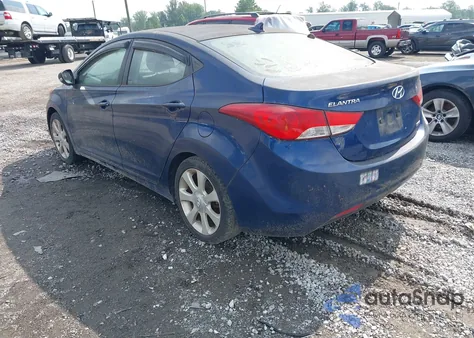 2013 Hyundai Elantra Limited from USA, damaged, VIN KMHDH4AE3DU688713